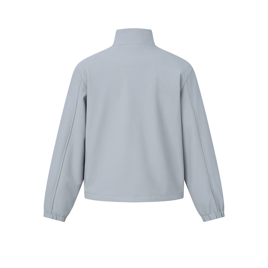 Unisex Kurz geschnittene leichte Softshelljacke mit Stehkragen und elastischen Bündchen Nord Taschen