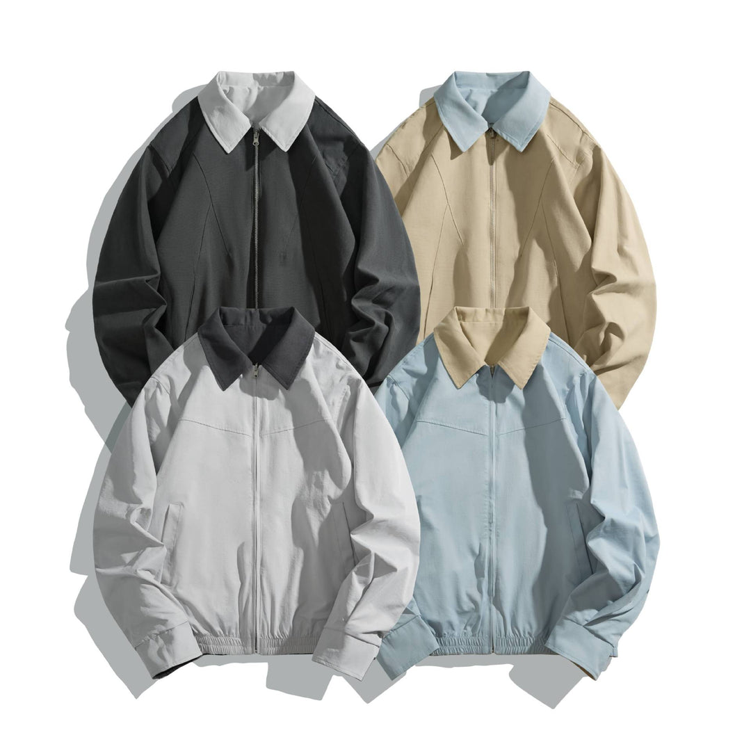 Unisex Kurz geschnittener Boxy‑Blouson mit kontrastkragen und leichter Wattierung Nord Taschen