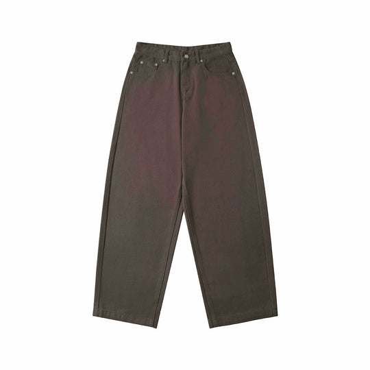 Damen High‑Waist Cropped-Jeans mit weitem Bein und Five‑Pocket Details Nord Taschen