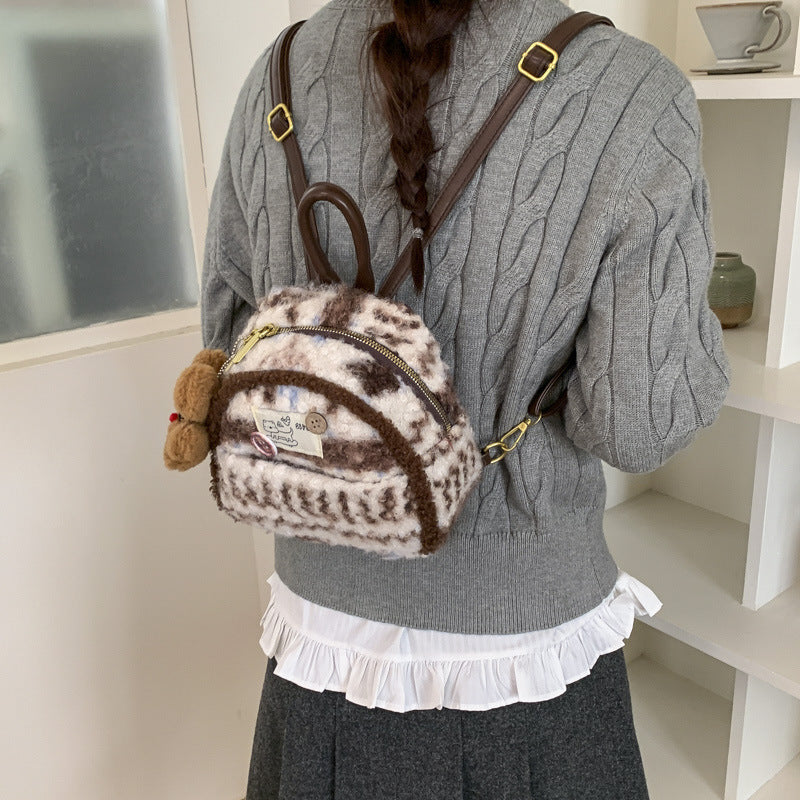 Damen Mini-Rucksack im charmanten, strukturierten Design von Nord Taschen