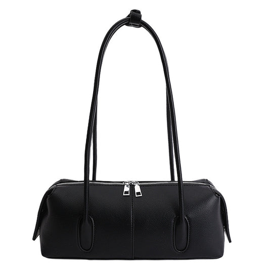 Damen elegante Umhängetasche mit doppeltem Reißverschluss und praktischen Details Nord Taschen