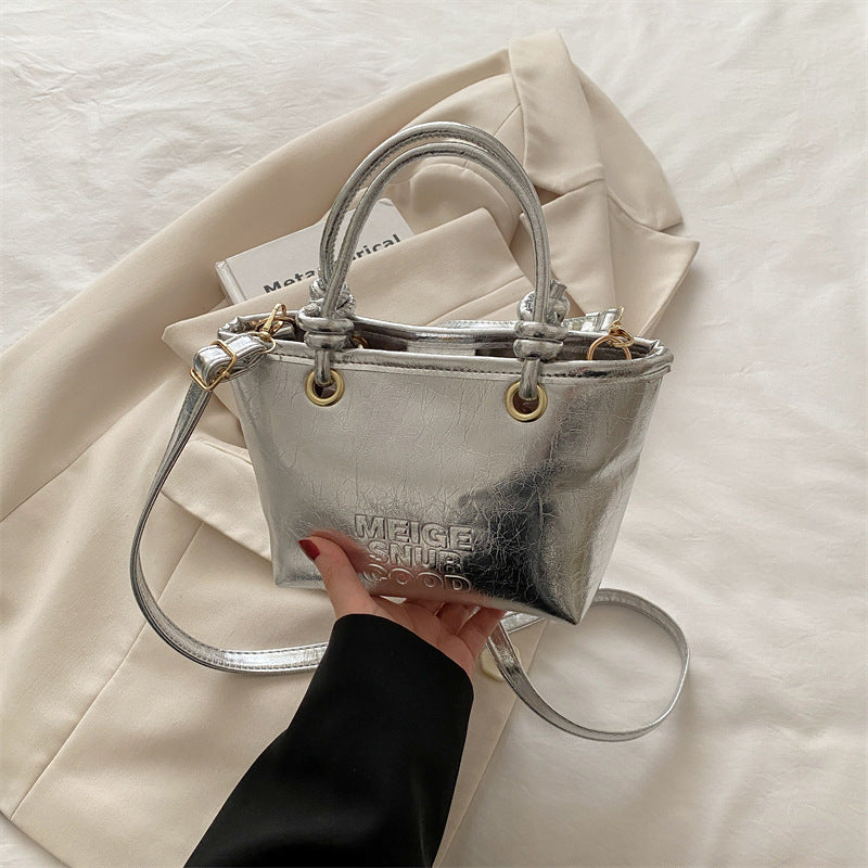 Damen elegante Mini-Handtasche mit strukturiertem Design und abnehmbarem Schulterriemen Nord Taschen
