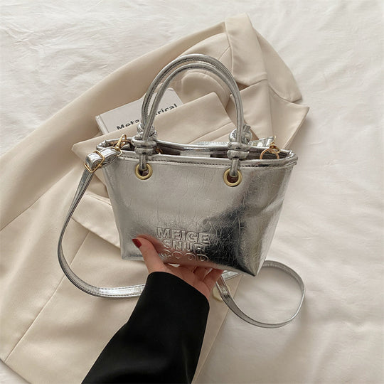 Damen elegante Mini-Handtasche mit strukturiertem Design und abnehmbarem Schulterriemen Nord Taschen