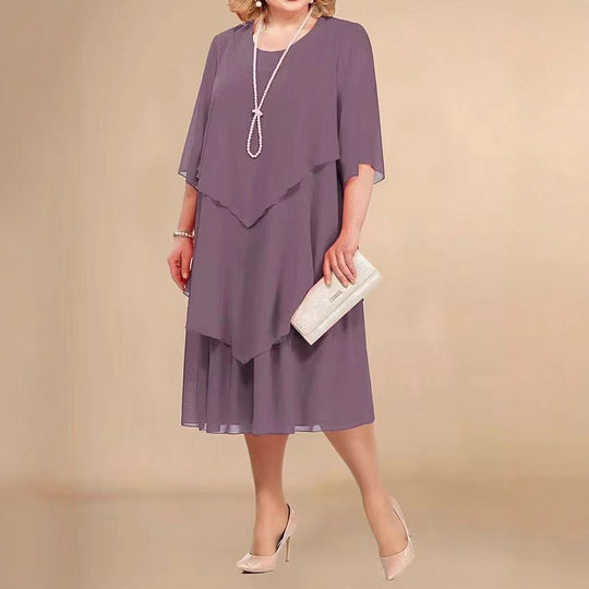 Elegantes Chiffonkleid für Damen