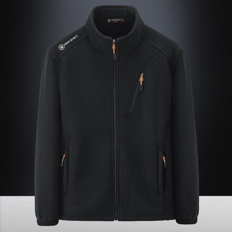 Herren Fleecejacke mit hoher Wärmeisolierung Nord Taschen