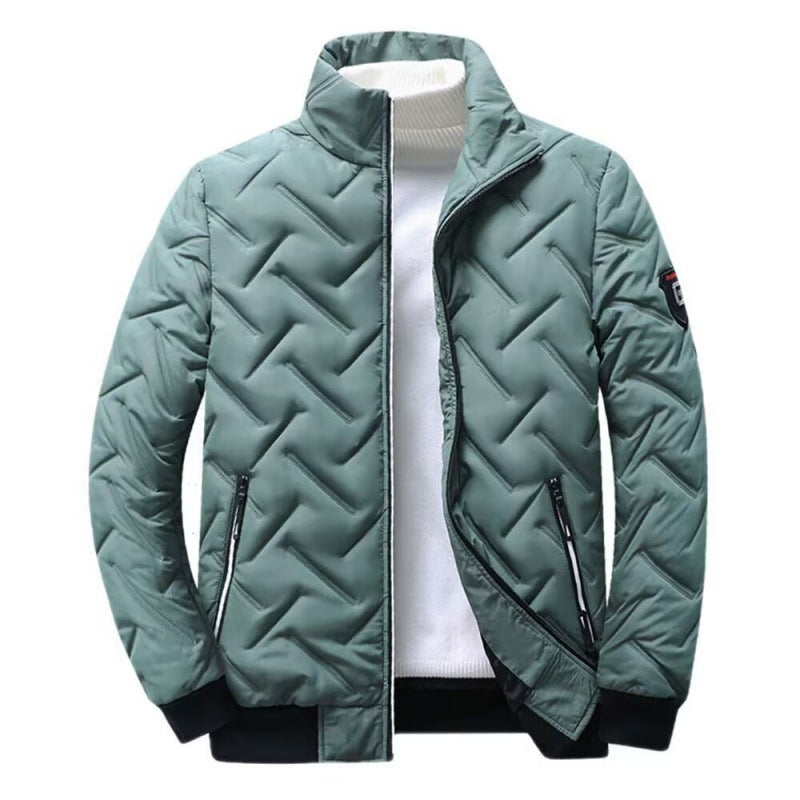 Herren Winter Steppjacke mit hochabschließendem Kragen Nord Taschen