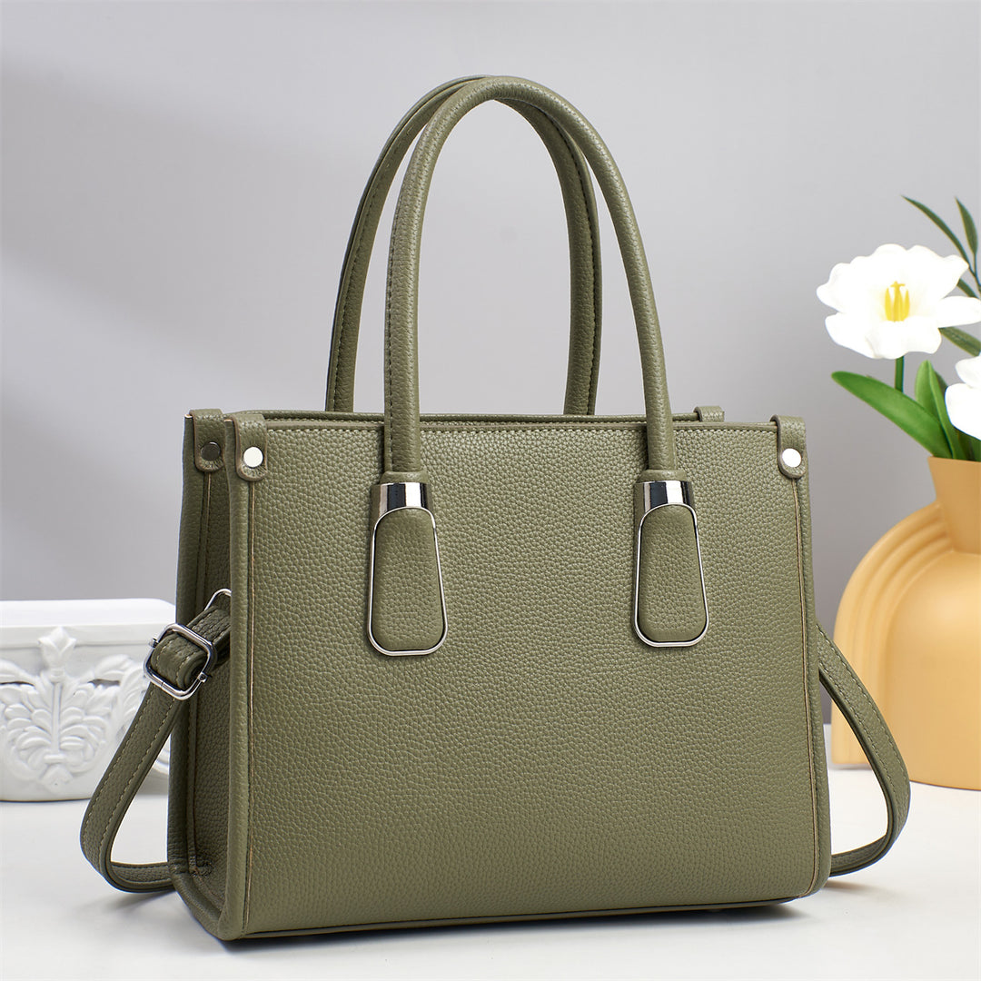 Damen handliche Handtasche mit strukturiertem Außenmaterial Nord Taschen