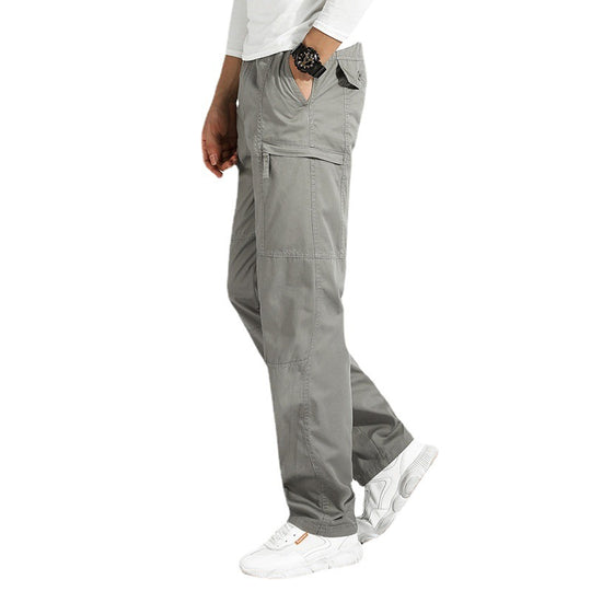 Damen Cargo-Hose mit elastischem Bund, verstärkten Nähten und multifunktionalen Taschen Nord Taschen