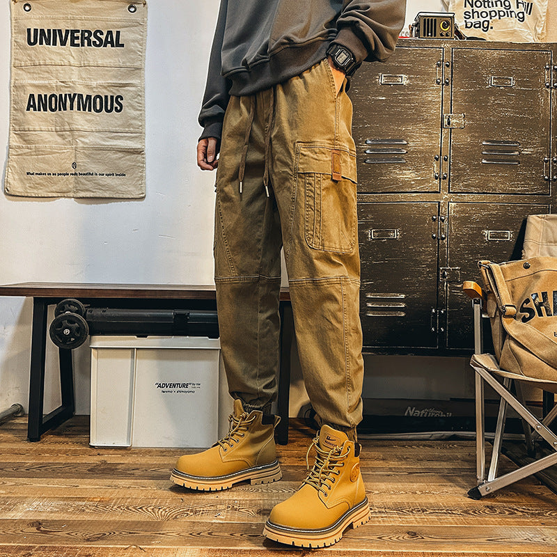 Herren Cargohose im urbanen Utility‑Stil mit elastischem Bund und Bündchen Nord Taschen