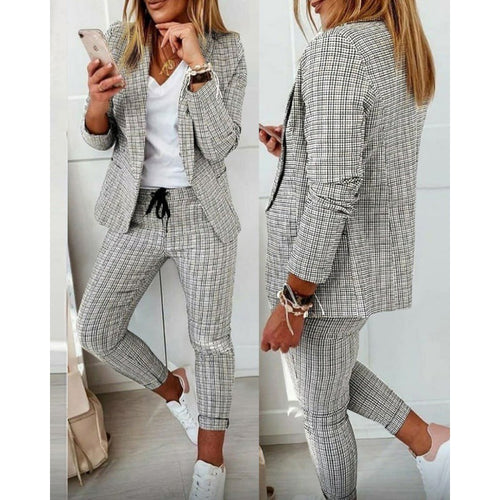 Damen Blazer und Hose Set