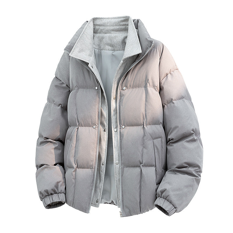Herren Gepolsterte Steppjacke mit Thermofutter und hohem Kragen Nord Taschen