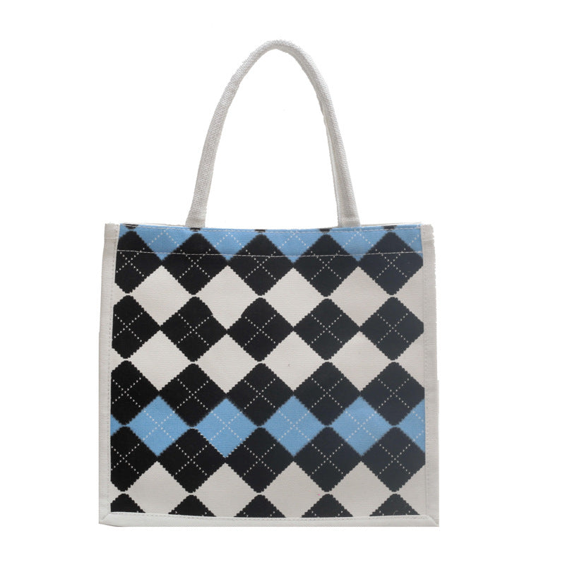 Damen große Tragetasche mit eleganten Karomuster Nord Taschen
