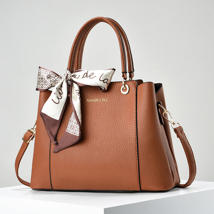 Damen elegante Handtasche mit dekorativer Schleife Nord Taschen