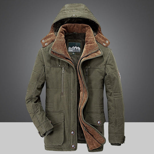Herren Technische Winterjacke Nord Taschen