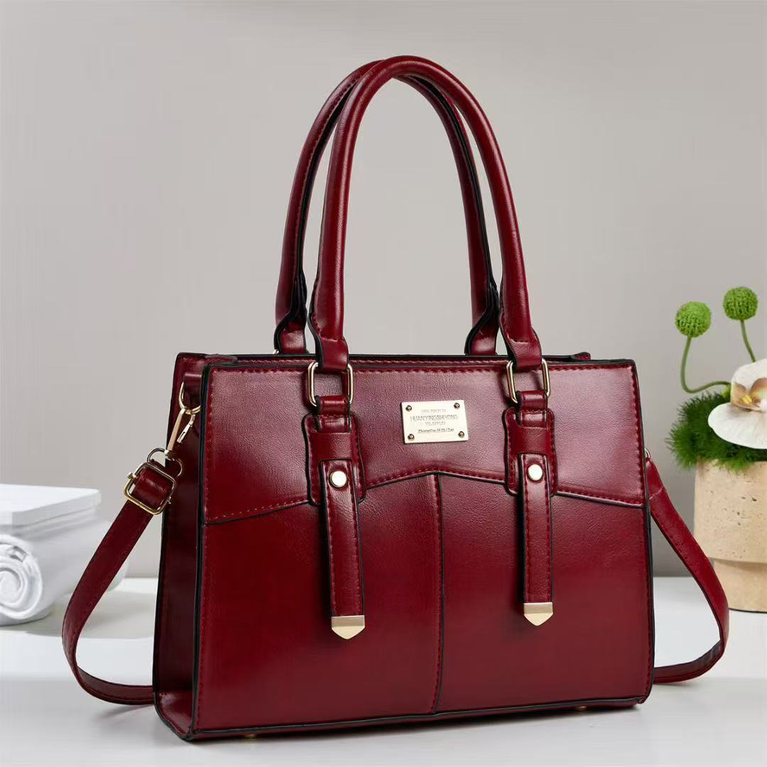Damen Designer-Handtasche mit eleganter Struktur und abnehmbarem Schultergurt Nord Taschen