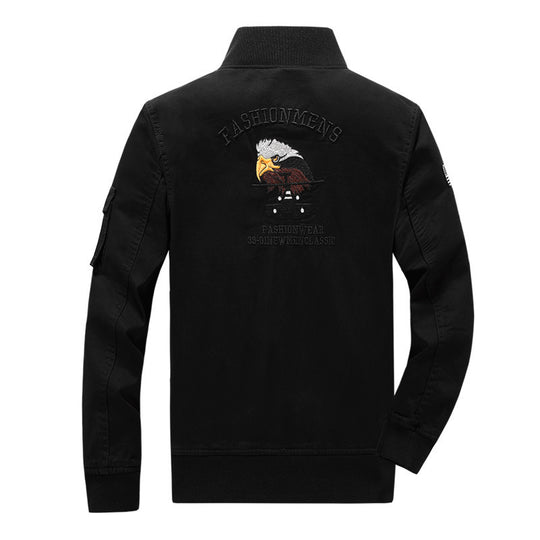 Herren Utility-Canvasjacke mit wärmender Teddyfleece-Innenlage und verdecktem Reißverschluss Nord Taschen