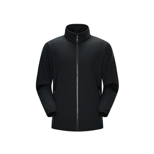 Herren Leichte Softshell-Fleecejacke mit Stehkragen, durchgehendem Reißverschluss und Ärmeltasche Nord Taschen