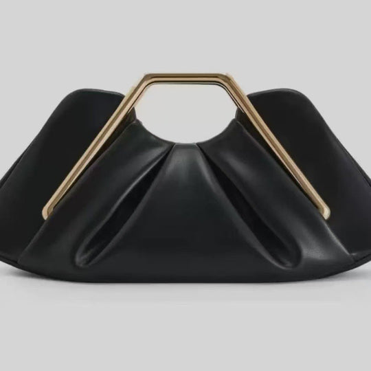 Damen Designer Clutch mit innovativem Drapé Nord Taschen