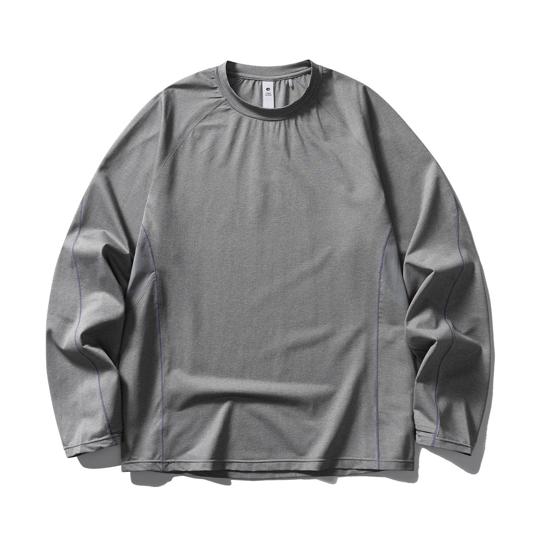 Unisex Leichtes technisches Longsleeve mit Raglanärmeln und Kontrastnähten Nord Taschen