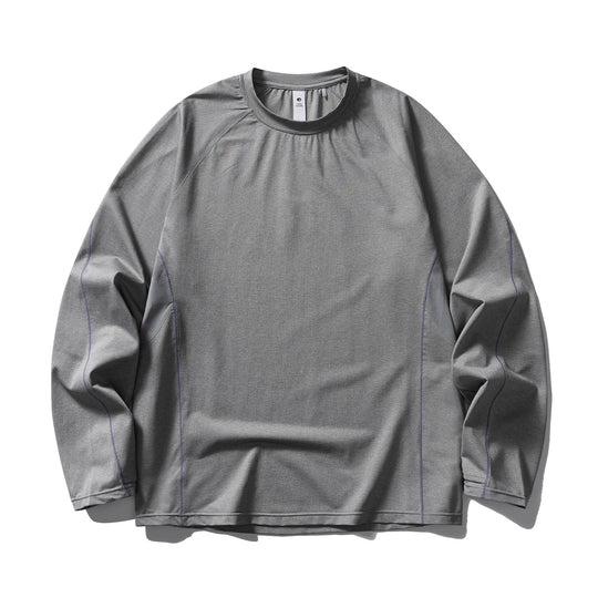 Unisex Leichtes technisches Longsleeve mit Raglanärmeln und Kontrastnähten Nord Taschen