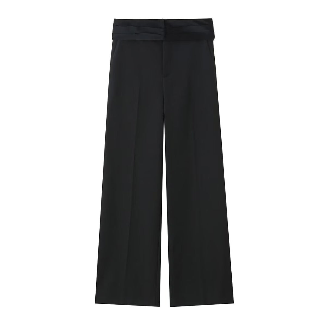 Damen Taillierter Ein-Knopf-Blazer mit breitem Schalkragen und schmaler Silhouette Nord Taschen