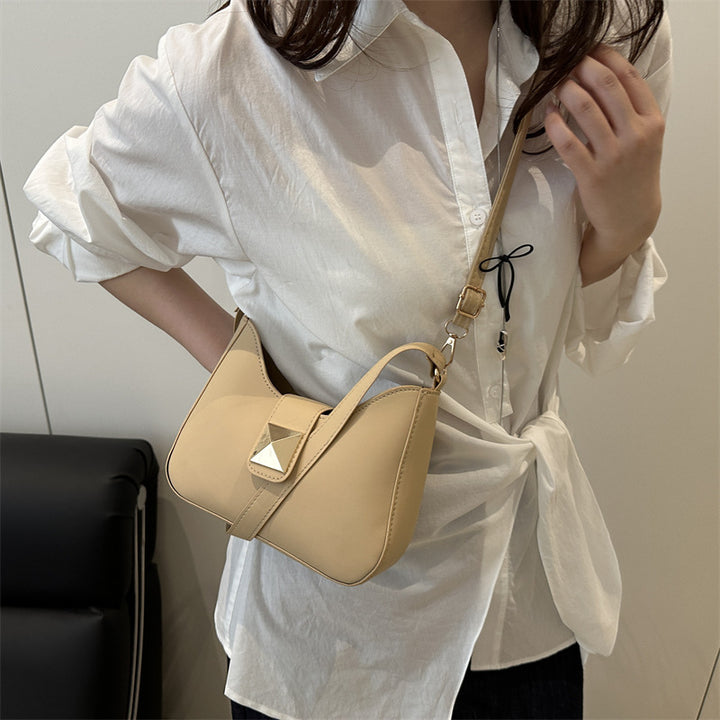 Damen Umhängetasche mit elegantem Verschluss und strukturiertem Design Nord Taschen
