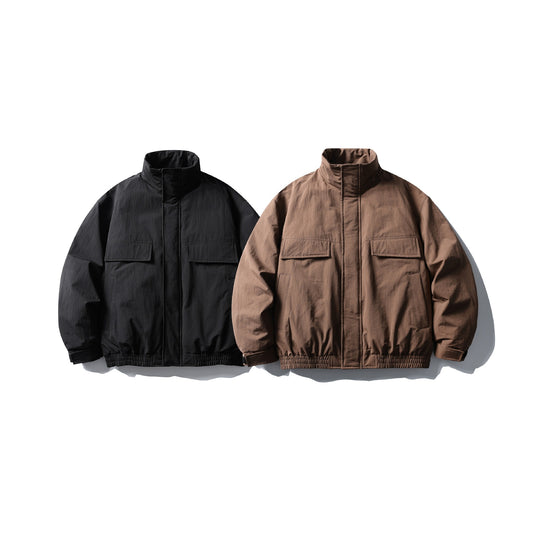 Herren Boxy Thermo‑Fieldjacke mit hohem Stehkragen und aufgesetzten Pattentaschen Nord Taschen
