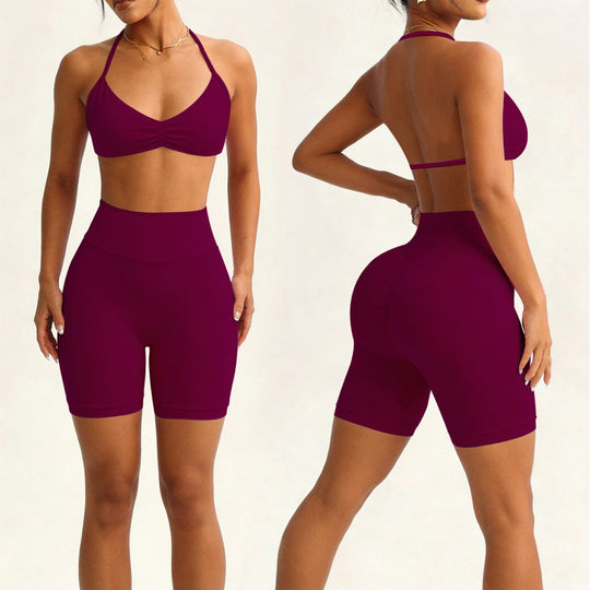 Damen Sportliches Bikini-Set mit hochelastischem Material und verstellbaren Trägern