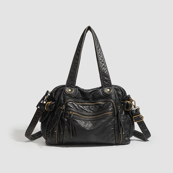 Damen Hobo-Tasche mit mehreren Fächern und verstellbarem Schulterriemen Nord Taschen