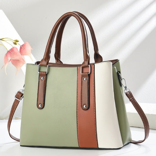 Damen Handtasche mit eleganten Farbakzenten und vielseitigem Tragegurt Nord Taschen