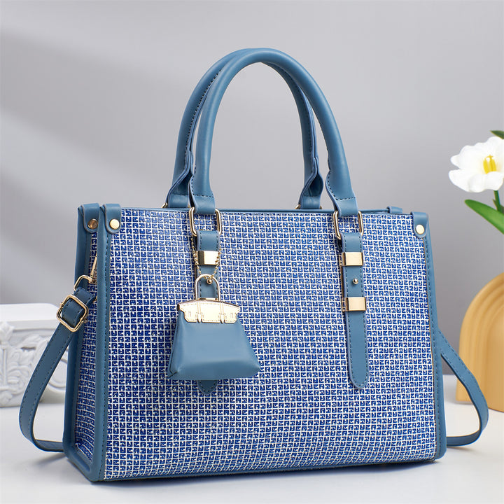 Damen strukturierte Handtasche mit abnehmbarer Mini-Tasche Nord Taschen