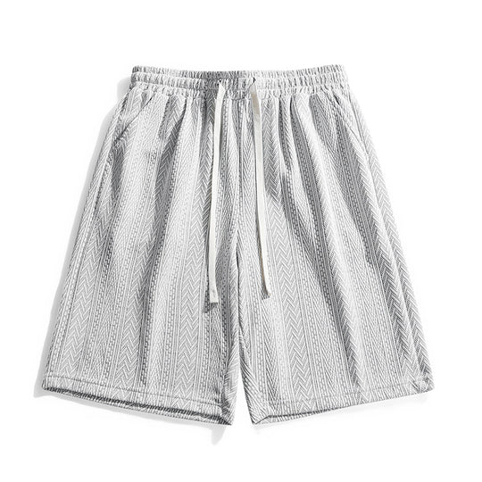 Herren Modische und lässige Freizeithose mit elastischem Bund Nord Taschen