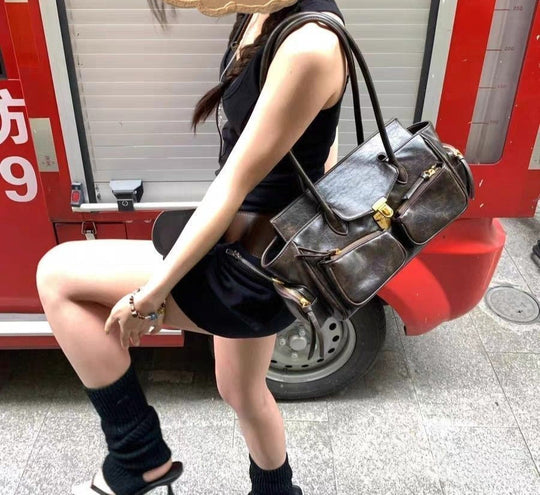 Nord Taschen | Retro Style Leather Handbag