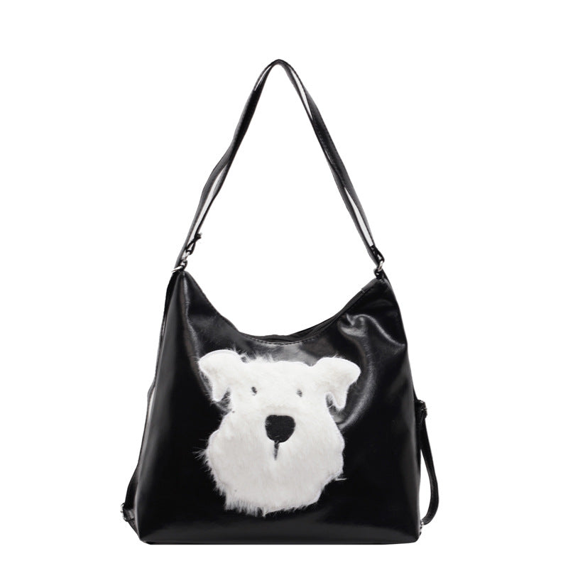 Damen Hobo-Tasche mit verspieltem Tiermotiv aus hochwertigem Leder Nord Taschen