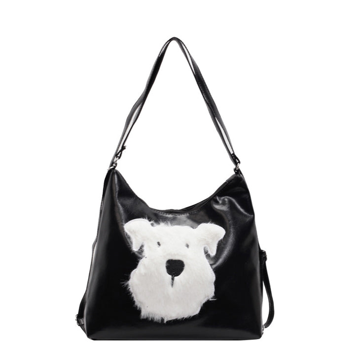 Damen Hobo-Tasche mit verspieltem Tiermotiv aus hochwertigem Leder Nord Taschen