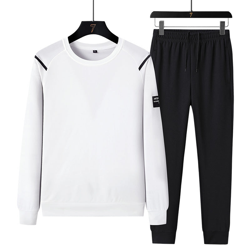 Herren Sportlicher Trainingsanzug-Set mit Reißverschlussjacke, Rundhalsausschnitt-Sweatshirt und Slim-Fit Jogginghose Nord Taschen