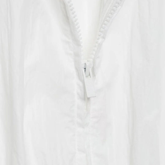 Damen Romantische Baumwoll‑Rüschenbluse mit Highneck, Kordelzugtaillierung und Volant‑Saum Nord Taschen