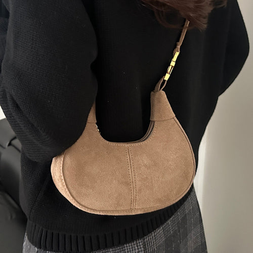 Damen Designer-Handtasche mit hochwertigem Veloursleder Nord Taschen