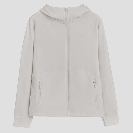 Damen Kapuzen-Fleecejacke mit durchgehendem Reißverschluss, ergonomischen Nähten und Reißverschlusstaschen Nord Taschen