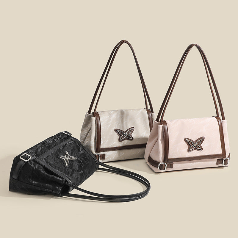 Damen modische Handtasche mit verspieltem Schmetterlingsmotiv Nord Taschen