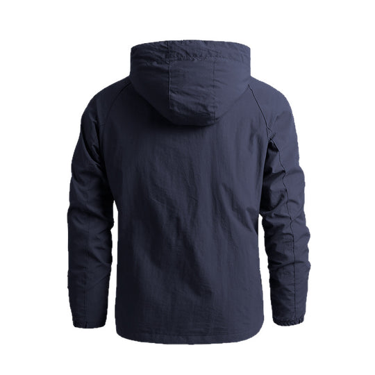 Herren Leichte Outdoor-Jacke mit hohem Kragen und praktischen Taschen Nord Taschen