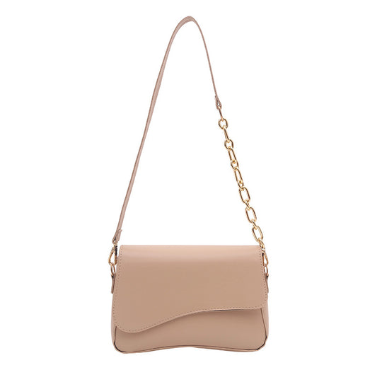 Damen elegante Umhängetasche mit Kettendetail Nord Taschen