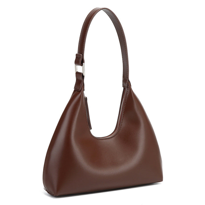 Damen modische Schultertasche im minimalistischen Design mit praktischem Reißverschluss Nord Taschen