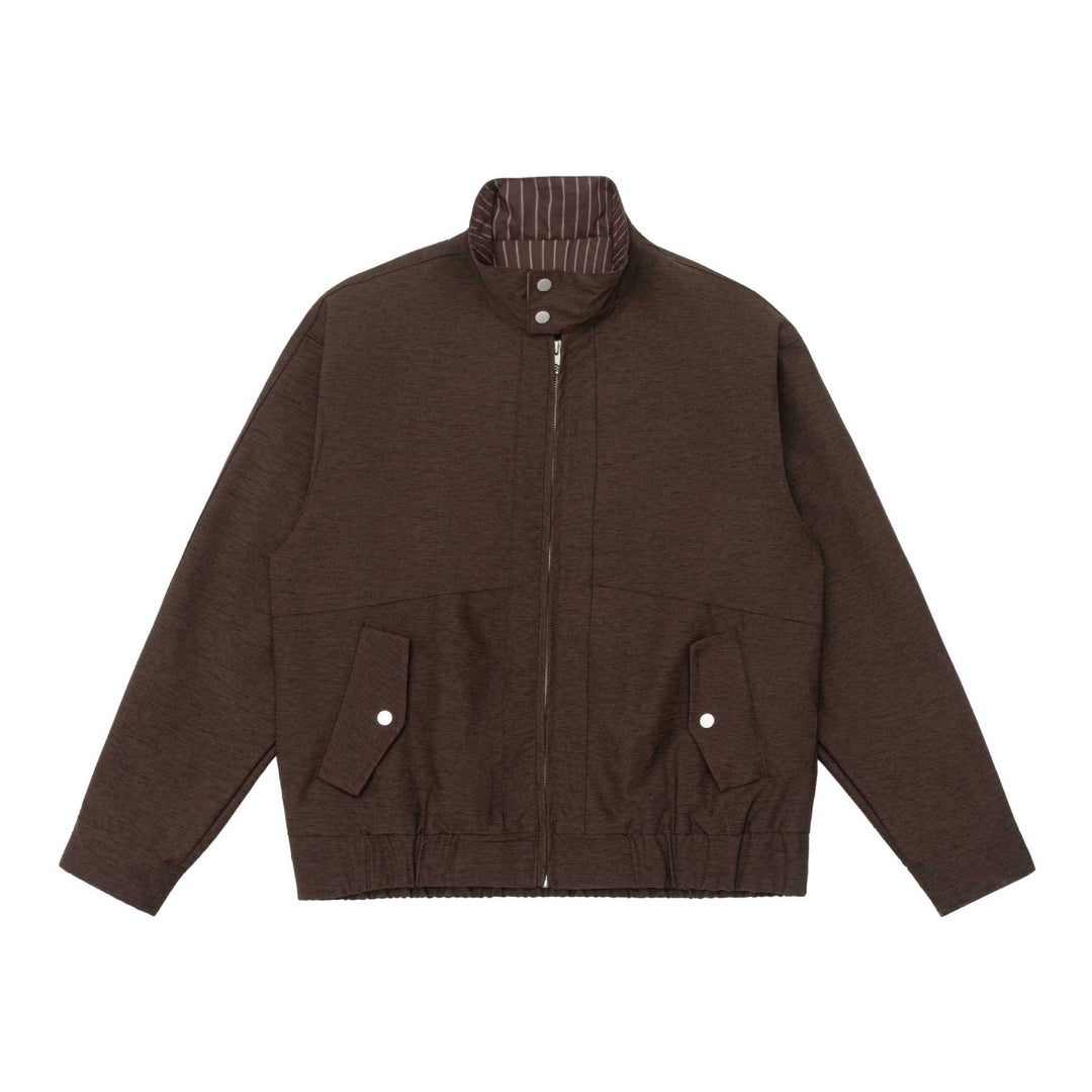 Herren Wattierte Bomberjacke mit Stehkragen, Pattentaschen und elastischem Saum Nord Taschen