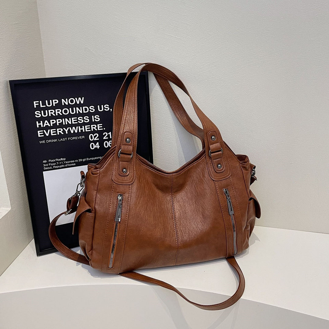 Damen modische und geräumige Handtasche mit mehreren Fächern Nord Taschen