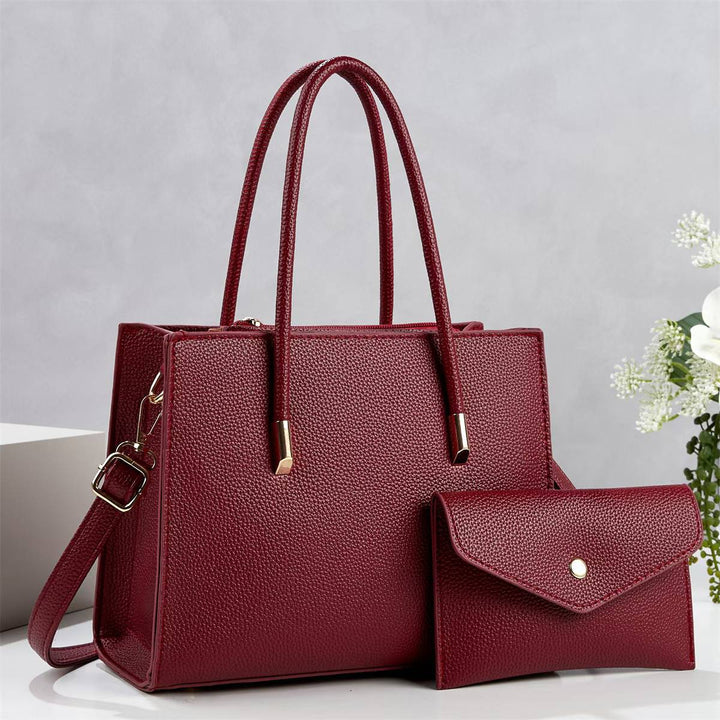Damen elegante Handtasche mit herausnehmbarem Geldbeutel Nord Taschen