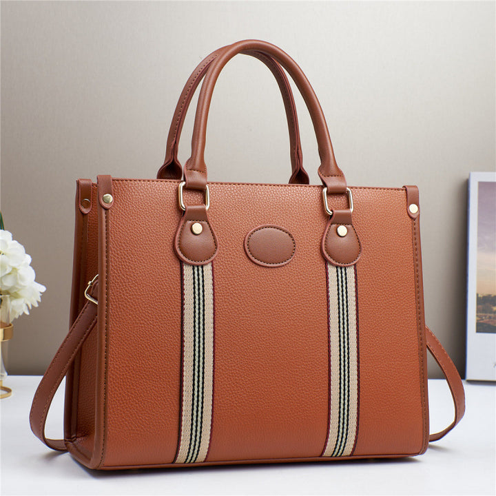 Damen elegante Handtasche mit luxuriösem Steppmuster und abnehmbarem Schultergurt Nord Taschen