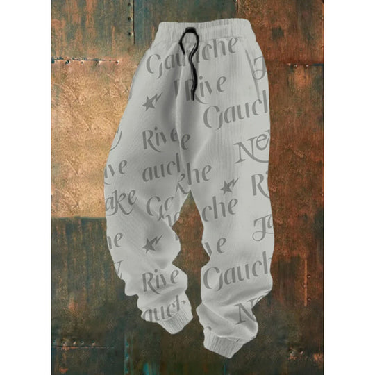 Damen Bequeme Freizeithose mit kreativem Druck Nord Taschen