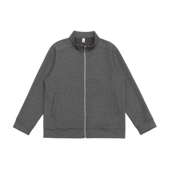 Herren Sweatjacke mit Stehkragen, durchgehendem Reißverschluss und kontrastierten Ärmeleinsätzen Nord Taschen