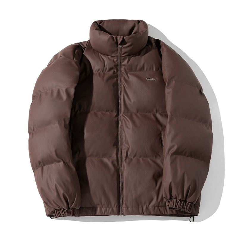 Unisex Kastenförmige Thermo‑Steppjacke mit Hochkragen, winddichtem Außenmaterial und Tunnelzugsaum Nord Taschen